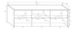 Meblocross TV-taso Fox, Valkoinen 4 Meblocross TV-taso Fox, Valkoinen -NORE Kalusteet Myymälä tv taso fox valkoinen 5715b hinta reference