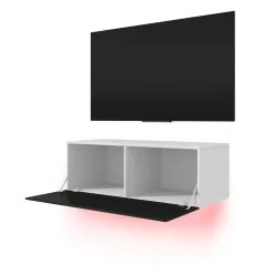 Selsey TV-taso Lana, Harmaa/musta. -NORE Kalusteet Myymälä tv taso lana harmaamusta 29653 palaute reference