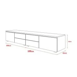Selsey TV-taso Luv Double, Musta. 6 Selsey TV-taso Luv Double, Musta. -NORE Kalusteet Myymälä tv taso luv double musta 6c493 netistai reference