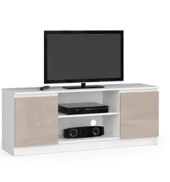 TV-taso NORE RTV K140, Valkoinen/beige -NORE Kalusteet Myymälä tv taso nore rtv k140 valkoinenbeige c858d halvempi reference