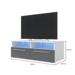 Selsey TV-taso Siena, Harmaa. -NORE Kalusteet Myymälä tv taso siena harmaa 65530 hinta reference