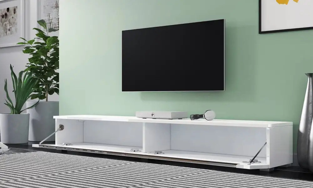 Selsey TV-taso Swift 180 Cm, Valkoinen. 4 Selsey TV-taso Swift 180 Cm, Valkoinen. - Image 4