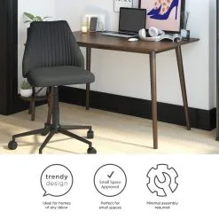 Novogratz Brittany Toimistotuoli, Tummanharmaa -NORE Kalusteet Myymälä tyokalu novogratz brittany tummanharmaa 02b41 osta reference