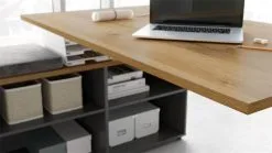 Työpöytä 4243, Musta/ruskea -NORE Kalusteet Myymälä tyopoyta 4243 mustaruskea 49214 palaute reference