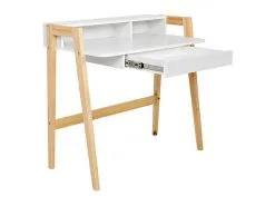 Black Red White Työpöytä BRW Brent, Valkoinen/ruskea -NORE Kalusteet Myymälä tyopoyta brw brent valkoinenruskea 0a46f netistai reference