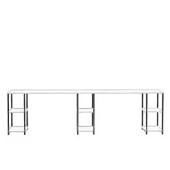 Työpöytä Kalune Design Sade, Ruskea/musta -NORE Kalusteet Myymälä tyopoyta kalune design sade ruskeamusta 8a415 netistai reference