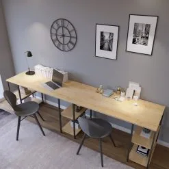 Työpöytä Kalune Design Sade, Ruskea/musta -NORE Kalusteet Myymälä tyopoyta kalune design sade ruskeamusta b3094 palaute reference