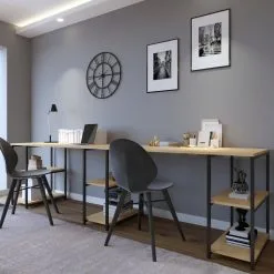 Työpöytä Kalune Design Sade, Ruskea/musta -NORE Kalusteet Myymälä tyopoyta kalune design sade ruskeamusta bac71 osta reference