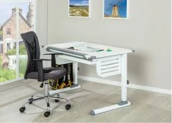 Työpöytä Skalare, Valkoinen