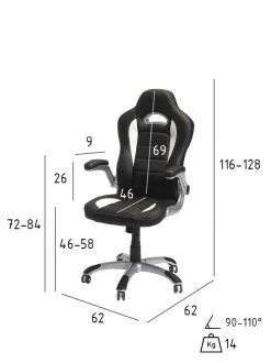 Furnhouse Työtuoli Speedy 3, Muta/valkoinen -NORE Kalusteet Myymälä tyotuoli speedy 3 mutavalkoinen 6dbc3 netistai reference