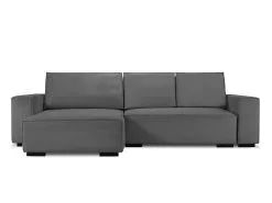 Universaali Pehmeä Kulmasohva Micadoni Home Eveline 4S, Harmaa