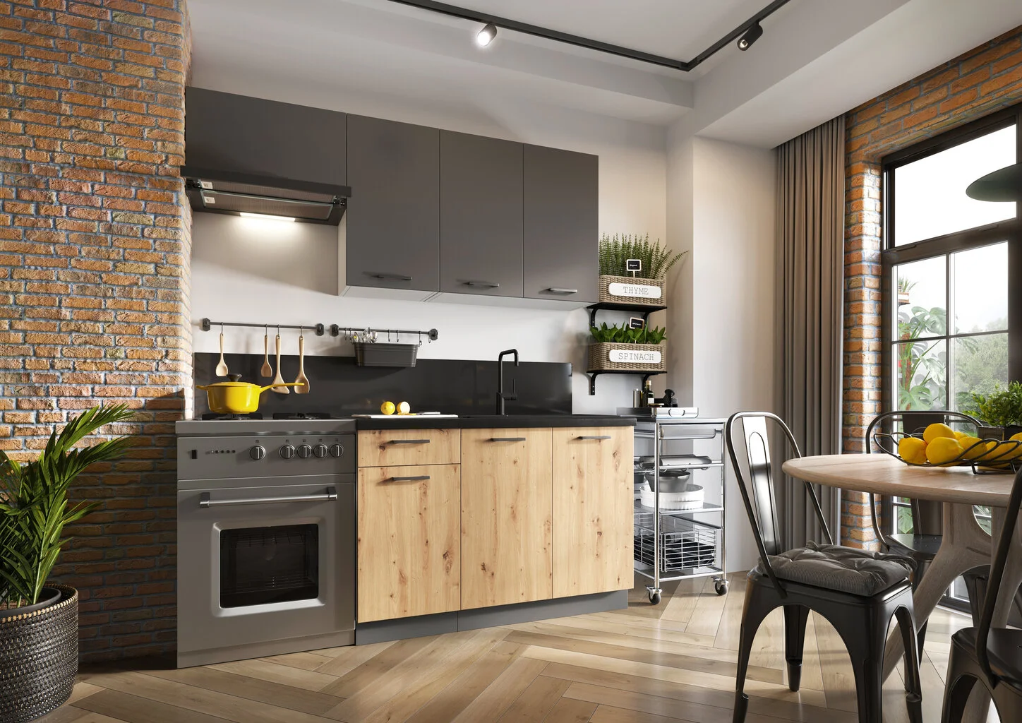 Stolkar Uunin Kaappi CLARA, Tammi 3 Stolkar Uunin Kaappi CLARA, Tammi - Image 3