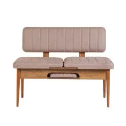 Vaaleanpunainen Kalune Design Vina Ban, Beige