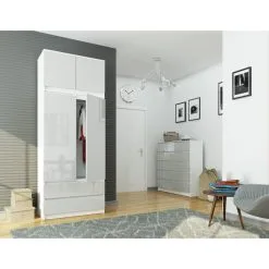 NORE Vaatekaappi 90cm 5 NORE Vaatekaappi 90cm -NORE Kalusteet Myymälä vaatekaappi 90cm 4a204 netistai reference