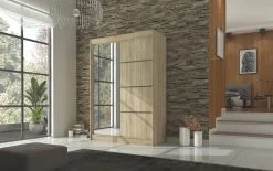 Vaatekaappi Adrk Furniture Gilton 150 Cm, Tammi