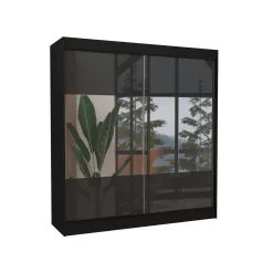 Vaatekaappi Adrk Furniture Tamos 200 Cm,musta