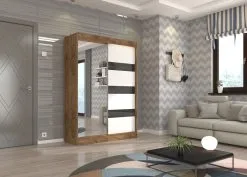 Vaatekaappi Adrk Furniture Toura 150 Cm, Ruskea/valkoinen -NORE Kalusteet Myymälä vaatekaappi adrk furniture toura 150 cm ruskeavalkoinen 51077 hinta reference