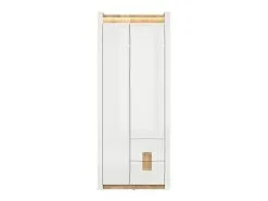 Black Red White Vaatekaappi BRW Alameda 82 Cm, Valkoinen