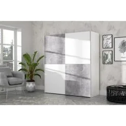 Vaatekaappi Forte Out, Valkoinen/harmaa, Valkoinen Harmaa -NORE Kalusteet Myymälä vaatekaappi forte out valkoinenharmaa 78a1d osta reference