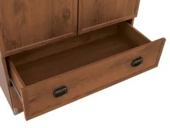 Black Red White Vaatekaappi Kahdella Ovella Indiana, Ruskea -NORE Kalusteet Myymälä vaatekaappi kahdella ovella indiana ruskea 909c1 palaute reference