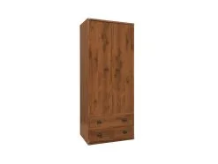 Black Red White Vaatekaappi Kahdella Ovella Indiana, Ruskea