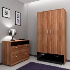 Meblocross Vaatekaappi Magic, Ruskea. -NORE Kalusteet Myymälä vaatekaappi magic ruskea 15e01 netistai reference