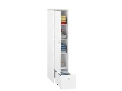 Vaatekaappi ML Meble Elmo 06, Valkoinen/ruskea -NORE Kalusteet Myymälä vaatekaappi ml meble elmo 06 valkoinenruskea 3f099 halvempi reference