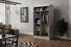 Vaatekaappi NORE Dave 120, Ruskea -NORE Kalusteet Myymälä vaatekaappi nore dave 120 ruskea 8f597 palaute reference