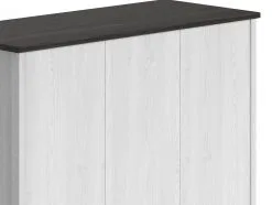 Black Red White Vaatekaappi Porto 3D, Valkoinen -NORE Kalusteet Myymälä vaatekaappi porto 3d valkoinen 6630f palaute reference