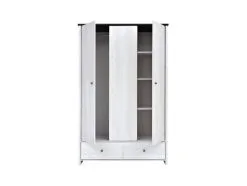 Black Red White Vaatekaappi Porto 3D, Valkoinen -NORE Kalusteet Myymälä vaatekaappi porto 3d valkoinen a78d5 netistai reference