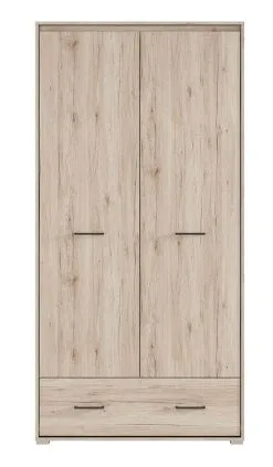 Black Red White Vaatekaappi Ronse 2D1S, Tammi