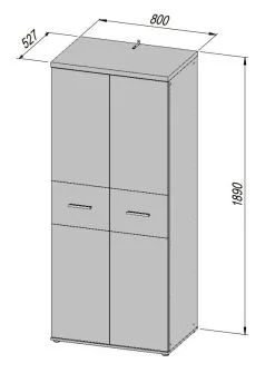 Forte Vaatekaappi Winnie, Valkoinen/tammi -NORE Kalusteet Myymälä vaatekaappi winnie valkoinentammi 0f5a7 osta reference