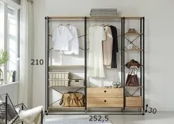 Vaatekaappijärjestelmä -NORE Kalusteet Myymälä vaatekaappijarjestelma 5cf18 hinta reference