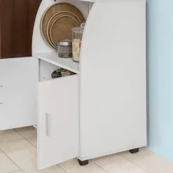 SoBuy Valkoinen Puinen Keittiökaappi Pyörillä FRG241-W 9 SoBuy Valkoinen Puinen Keittiökaappi Pyörillä FRG241-W -NORE Kalusteet Myymälä valkoinen puinen keittiokaappi pyorilla frg241 w 2615b halvempi reference