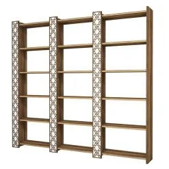 Vapaasti Seisova Hylly Kalune Design City 3, Ruskea/valkoinen