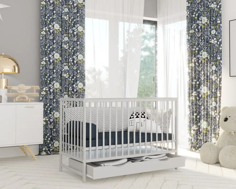 Bobas Vauvansänky Laatikolla Bob Magda, 120x60 Cm, Harmaa 3 Bobas Vauvansänky Laatikolla Bob Magda, 120x60 Cm, Harmaa - Image 3