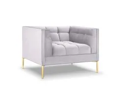 Veluurinojatuoli Micadoni Home Karoo, Hopean Värinen