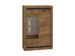 ML Meble Vitriini Baltica 2601, Ruskea