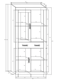 Meblocross Vitriini Blood 1DSWO, Vaalea Tammi / Tumma Tammi -NORE Kalusteet Myymälä vitriini blood 1dswo vaalea tammi tumma tammi 95f19 netistai reference