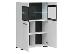 Black Red White Vitriini BRW Assen 2W, Valkoinen -NORE Kalusteet Myymälä vitriini brw assen 2w valkoinen 7f5cc halvempi reference