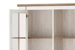 Szynaka Meble Vitriini Country 12, Ruskea/valkoinen. -NORE Kalusteet Myymälä vitriini country 12 ruskeavalkoinen 71926 halvempi reference