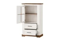 Szynaka Meble Vitriini Country 14, Ruskea/valkoinen. 7 Szynaka Meble Vitriini Country 14, Ruskea/valkoinen. -NORE Kalusteet Myymälä vitriini country 14 ruskeavalkoinen dc710 palaute reference