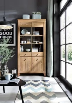 Black Red White Vitriinikaappi Bergen 2W2D, Ruskea -NORE Kalusteet Myymälä vitriinikaappi bergen 2w2d ruskea eef48 osta reference