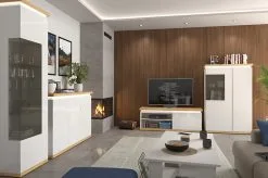 Black Red White Vitriinikaappi BRW Laval 1WL, Valkoinen/ruskea 5 Black Red White Vitriinikaappi BRW Laval 1WL, Valkoinen/ruskea -NORE Kalusteet Myymälä vitriinikaappi brw laval 1wl valkoinenruskea f221f netistai reference