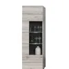 Vitriinikaappi Forte Jesolo JSLV711LB-J72, Harmaa
