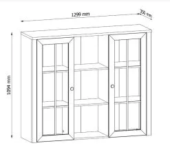 Vitriinikaappi Gala Meble Prowansja W2D, Harmaa -NORE Kalusteet Myymälä vitriinikaappi gala meble prowansja w2d harmaa afe7a netistai reference