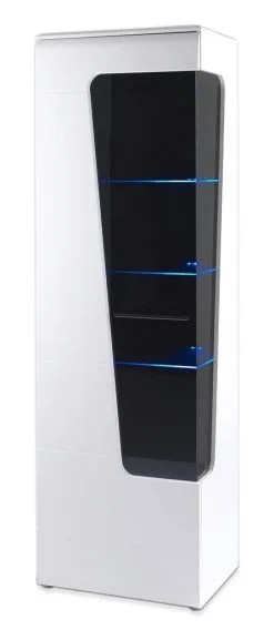 Forte Vitriinikaappi Madrano MEGV711LB, Valkoinen