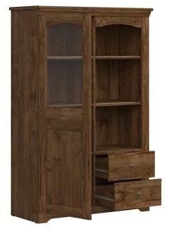 Black Red White Vitriinit Patras REG1W2S, Ruskea -NORE Kalusteet Myymälä vitriinit patras reg1w2s ruskea 7a7b6 netistai reference