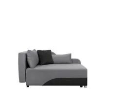 Black Red White Vuodesohva BRW Elo, Harmaa/musta, Oikeanpuoleinen Vaihtoehto