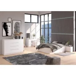 Vuodevaatelaatikko Ja Patja NORE Queen, 140x200 Cm, Valkoinen -NORE Kalusteet Myymälä vuodevaatelaatikko ja patja nore queen 140x200 cm 4bf54 palaute reference